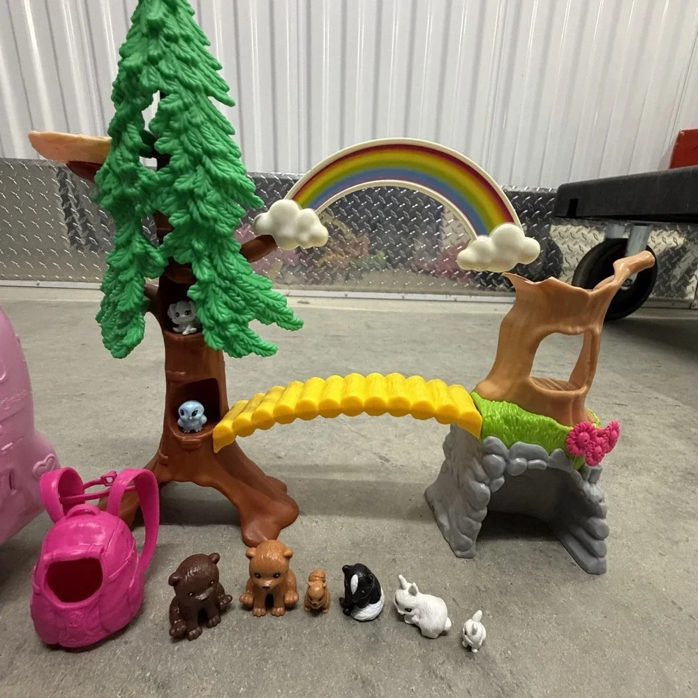 Barbie Club Chelsea Camper & Treehouse Playset Lot 2021 Mattel Dolls